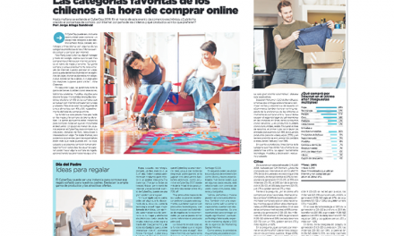 La Tercera: Las categorías favoritas de los chilenos a la hora de comprar online