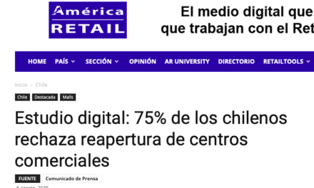 América Retail: 75% de los chilenos rechaza la reapertura de los centros comerciales